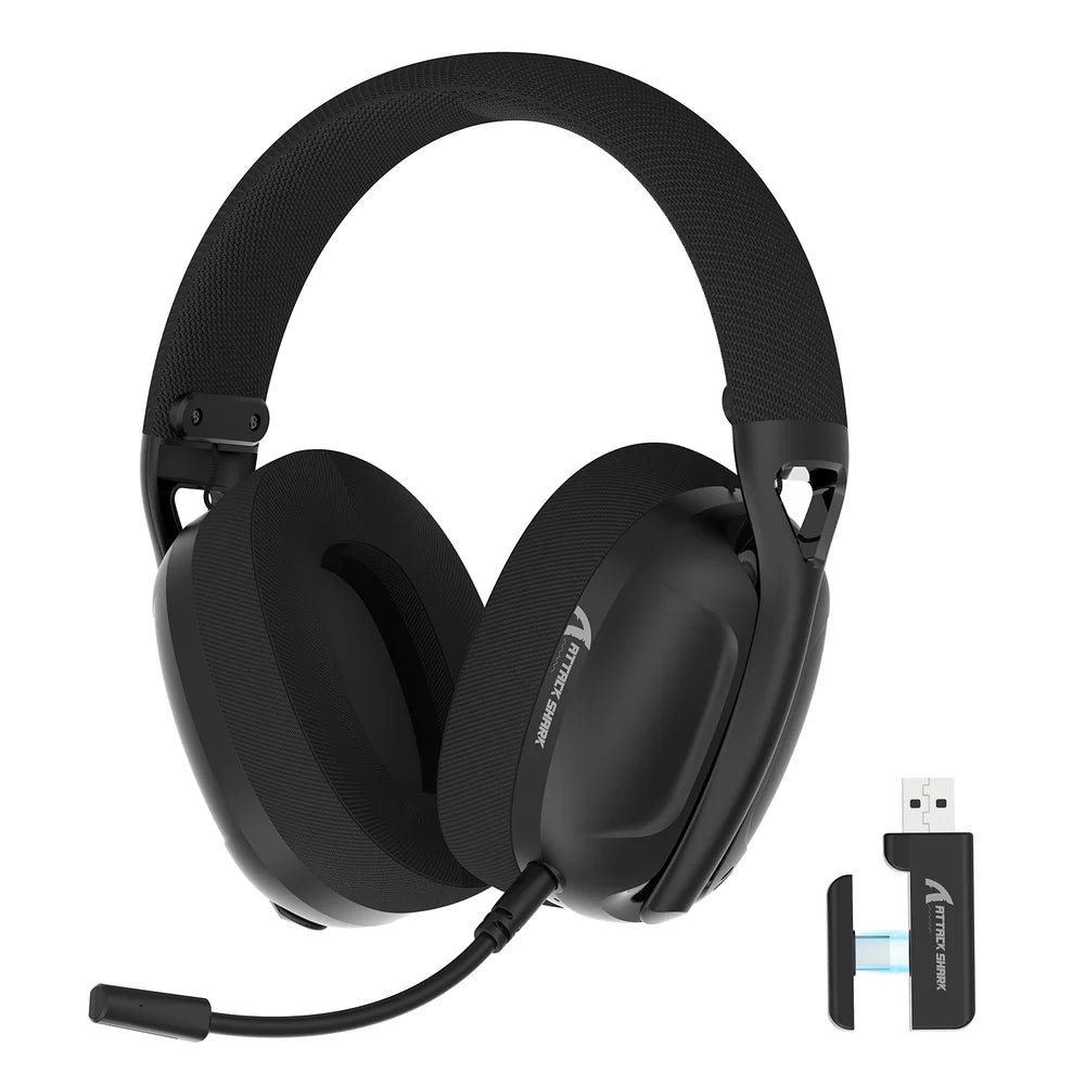 ATTACKSHARKL80Ultra-LightTri-ModeGamingHeadsetBlack | Tinker Store