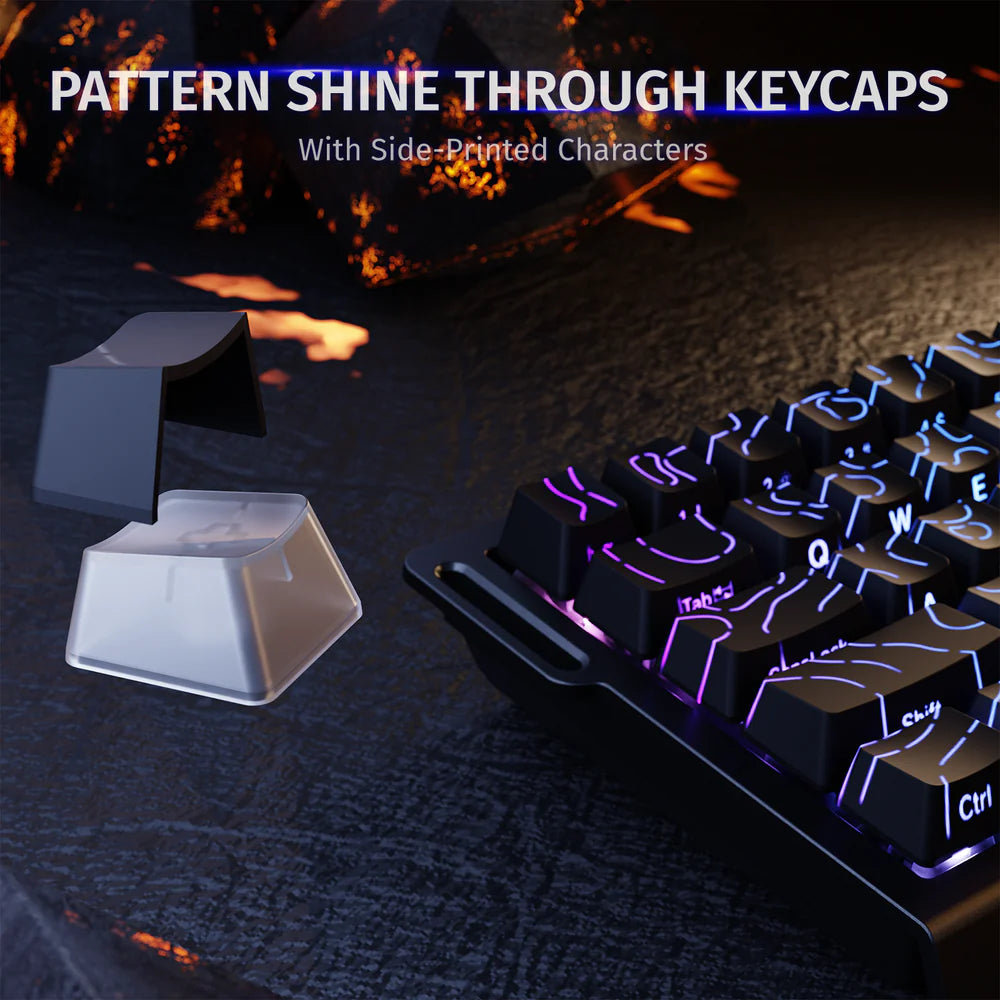 ATTACKSHARK X68 HE Rapid Trigger Keyboard Magnetic Switch Pattern Keycaps | Tinker Store