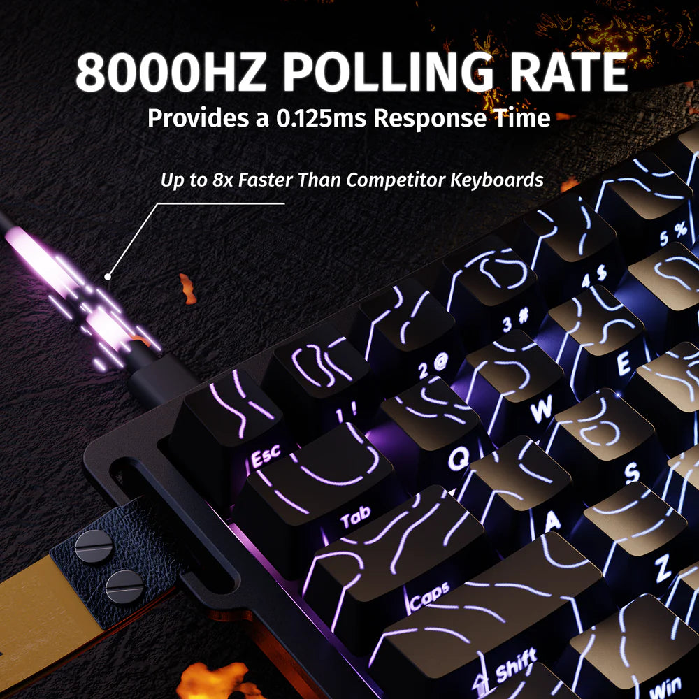ATTACKSHARK X68 HE Rapid Trigger Keyboard Magnetic Switch Polling Rate 8khz | Tinker Store