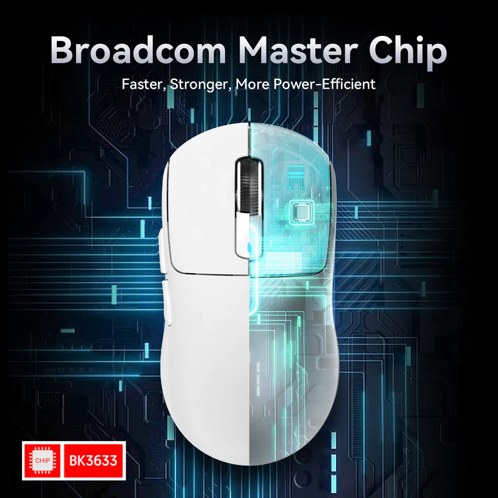 ATTACK SHARK X3PRO Three Modes 8K Gaming Mouse Chip | Tinker Store