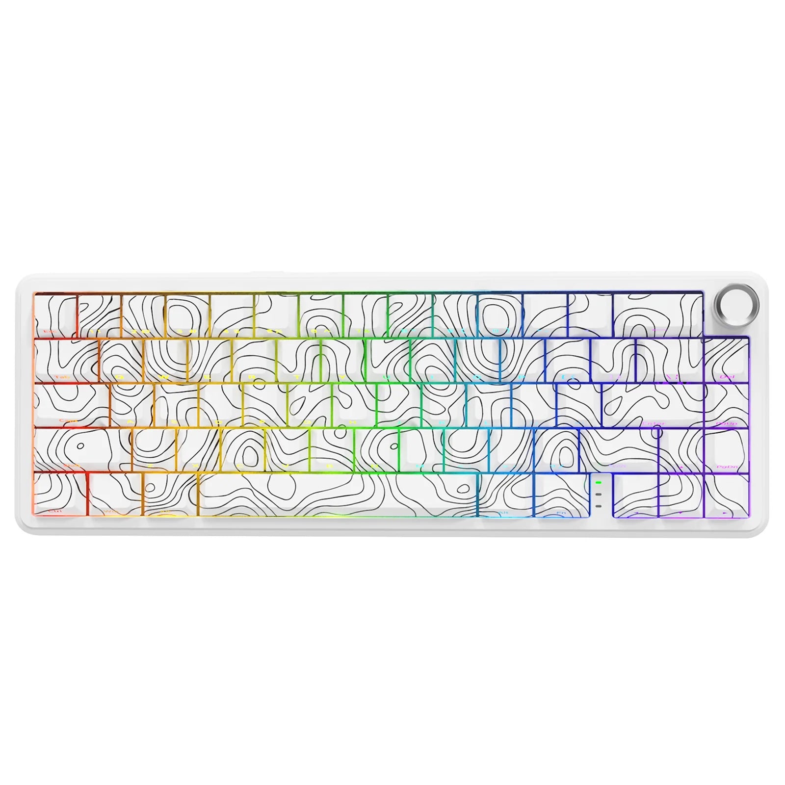 ATTACK SHARK X65PRO HE Wireless Rapid Trigger Keyboard Magnetic Switch White Color