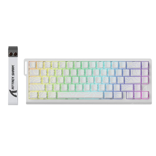 ATTACK SHARK X68 HE Keyboard White