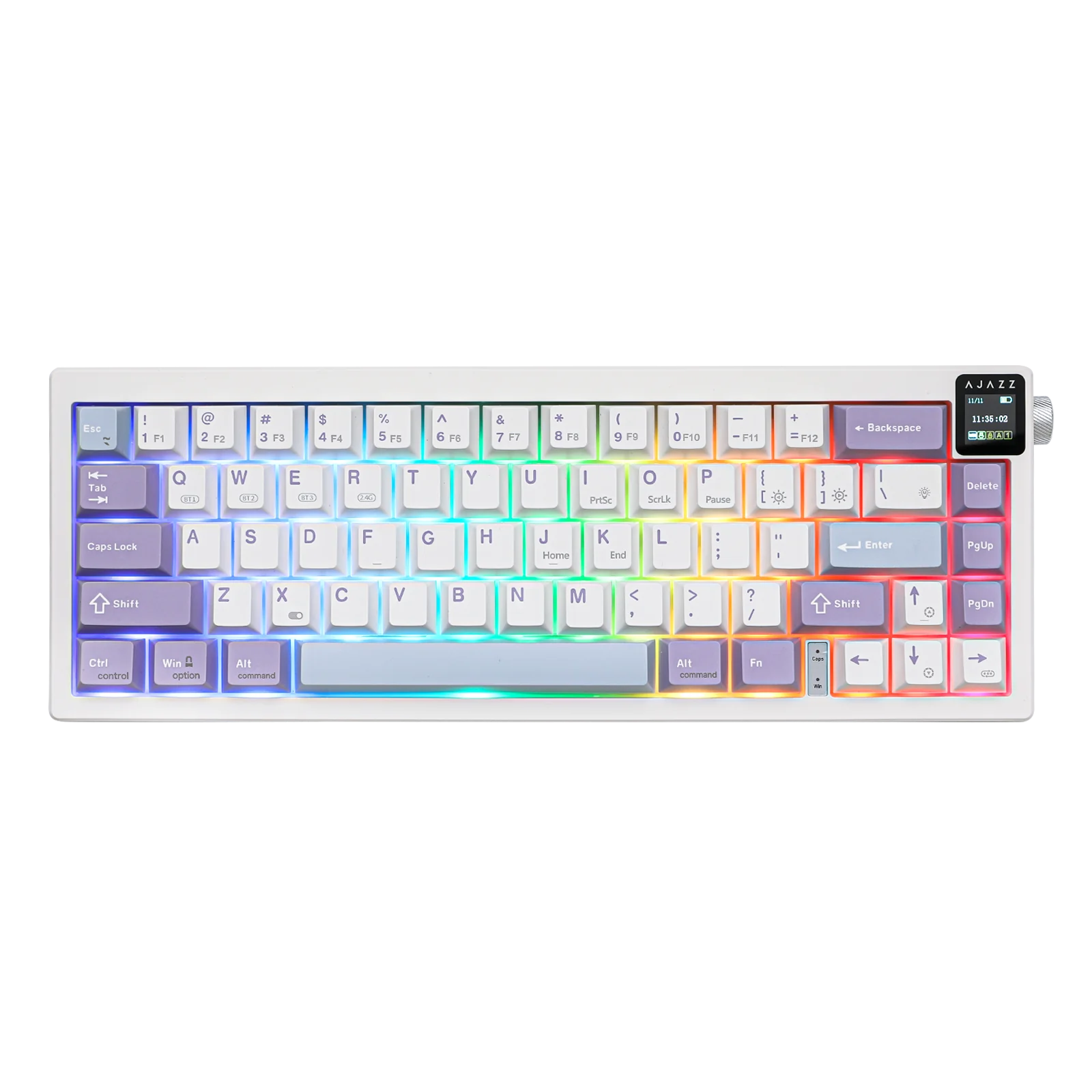 Ajazz AK650 Wireless mechanical keyboard With Display screen