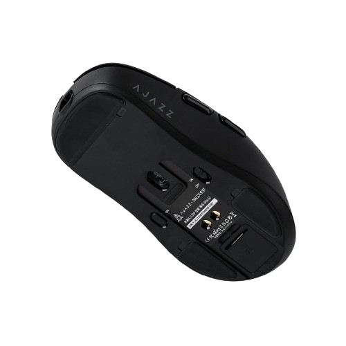 Black electronic device with 'Ajazz' branding on a Transparent background