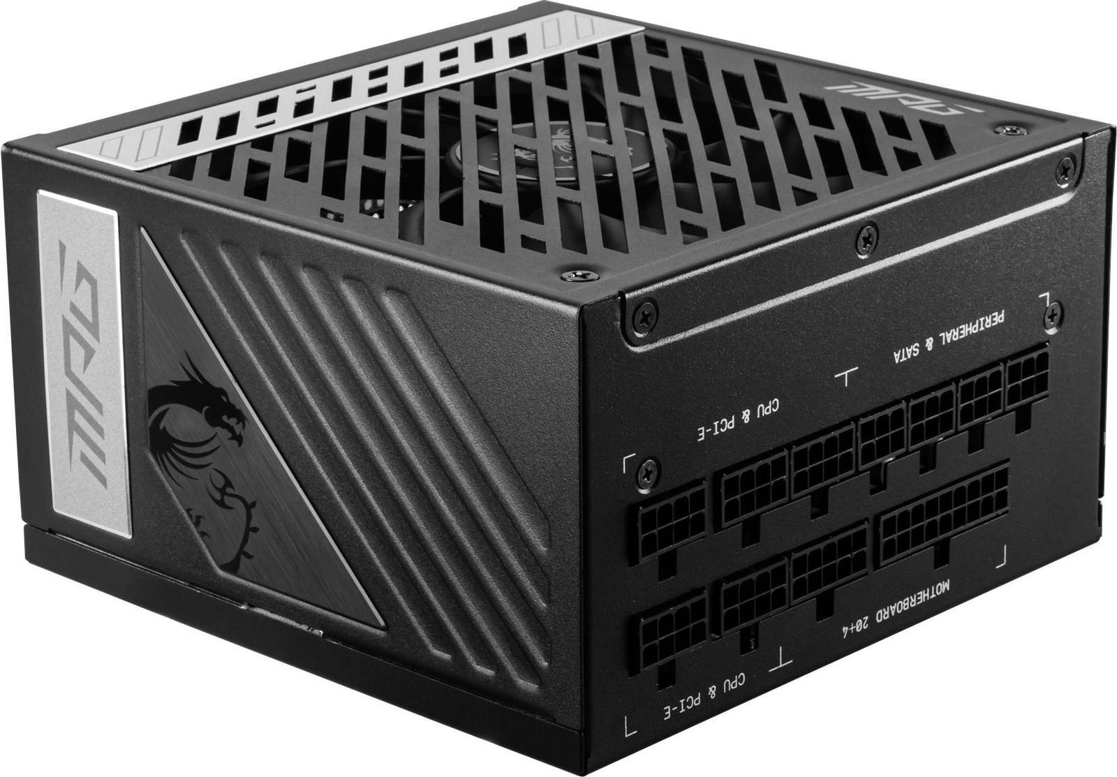 MSIMPGA1000G1000W80_GoldCertifiedFullyModularATXPowerSupply | Tinker Store