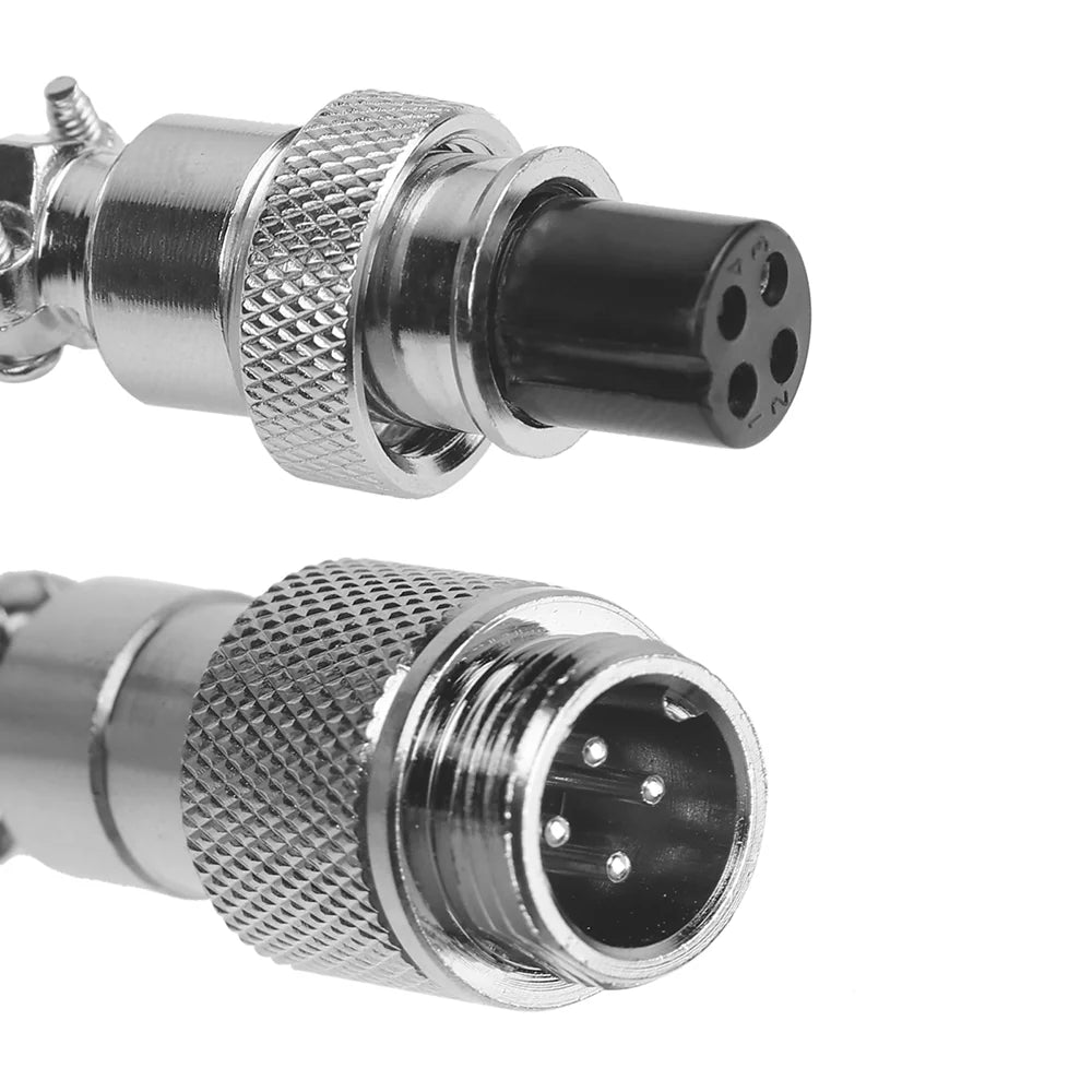Macaron Coiled Usb Aviator Close-up of two metal connectors on a white background