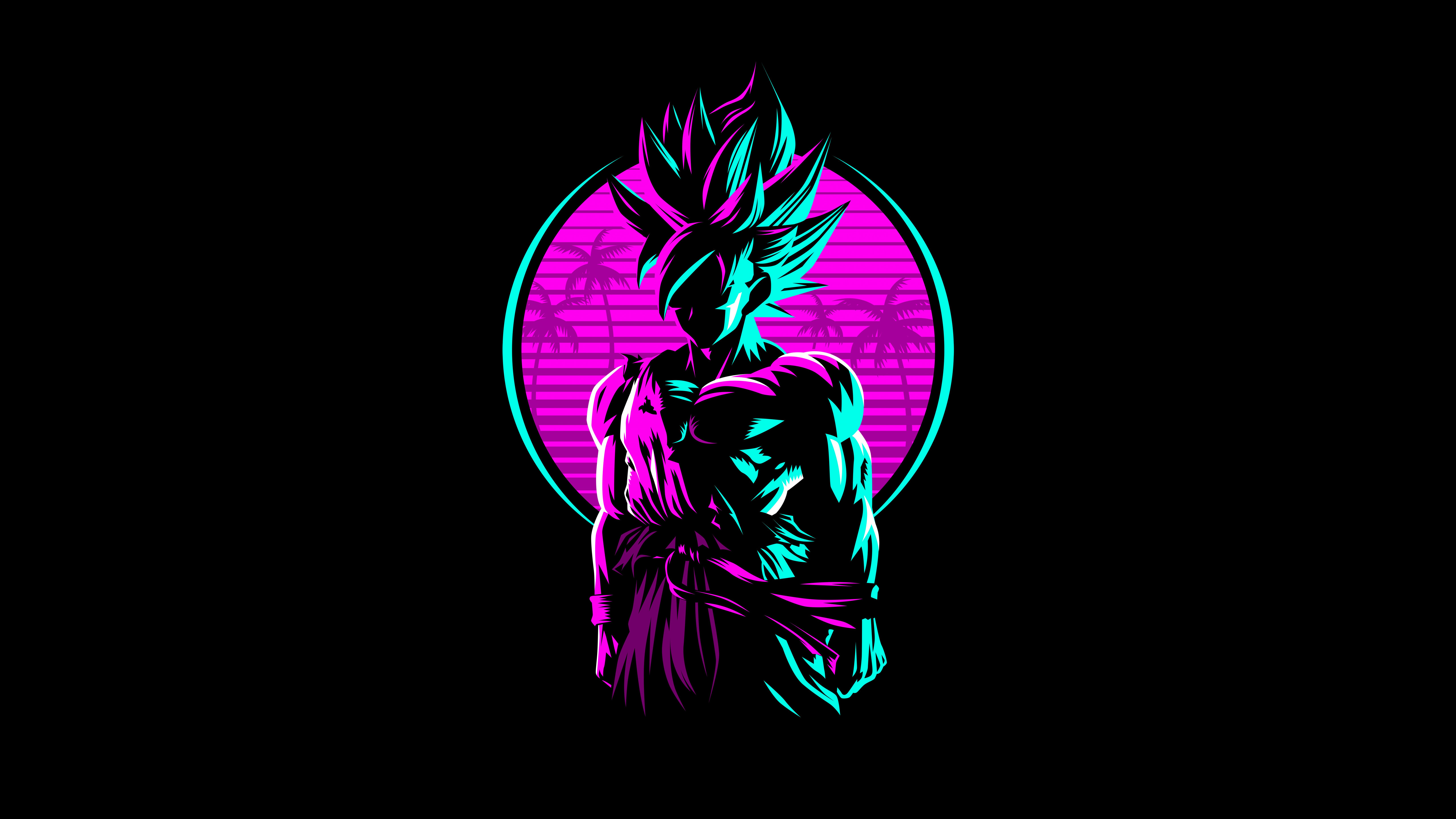 Mousepad Dragon ball Z Goku Neon | Tinker Store