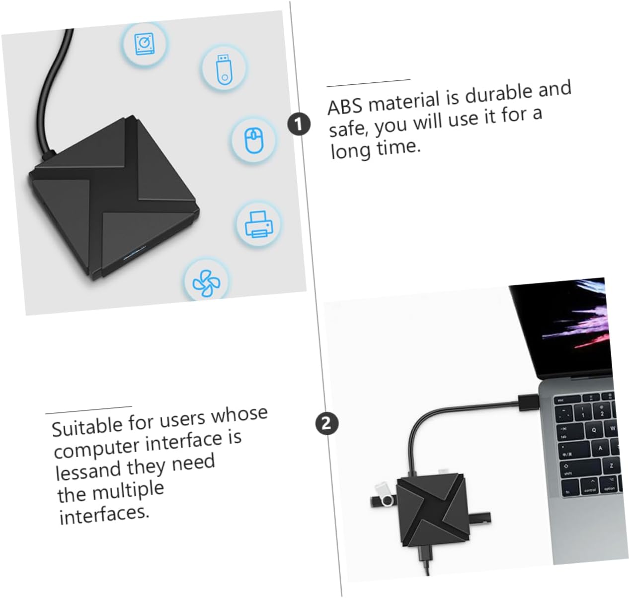 USB A HUB 4 PORTS 3.0 Material | Tinker Store
