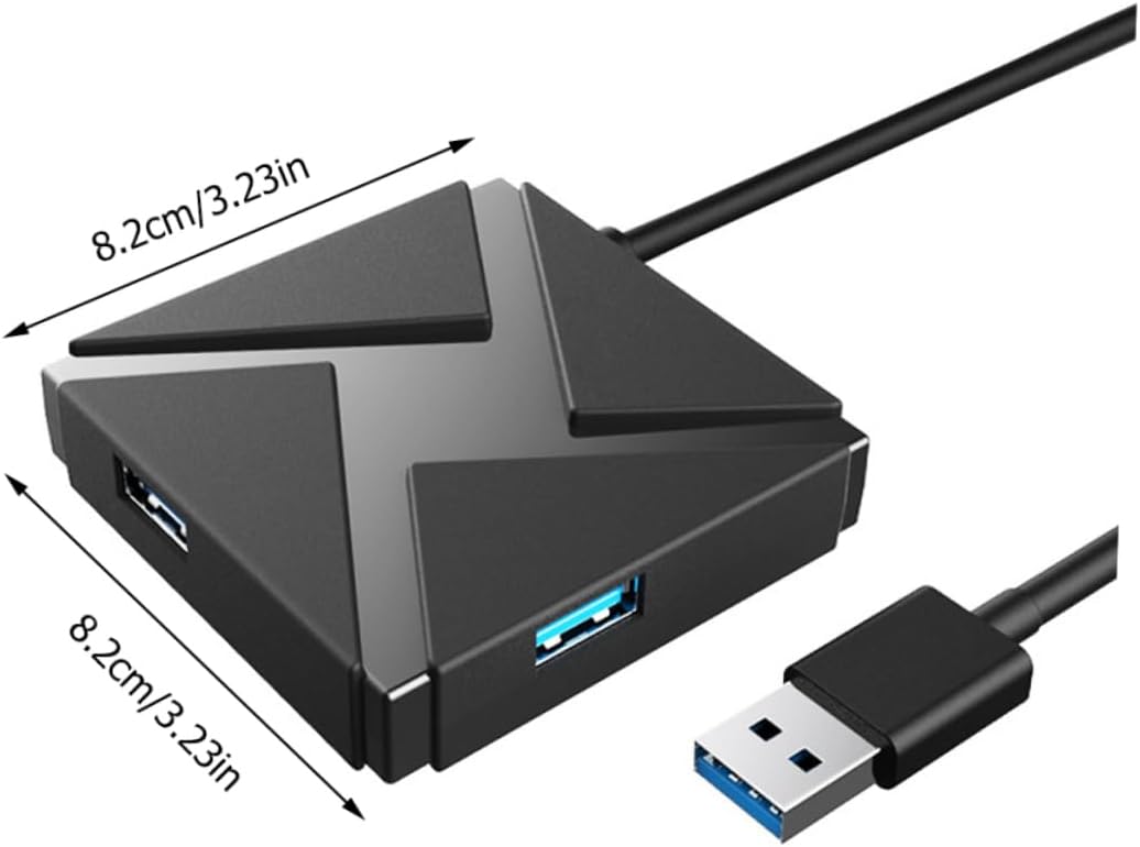 USB A HUB 4 PORTS 3.0 Size Chart| Tinker Store
